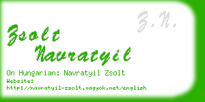 zsolt navratyil business card